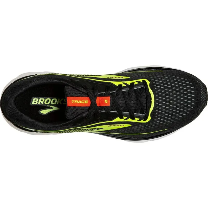 Brooks Women's Trace 2 - Black/Green-4